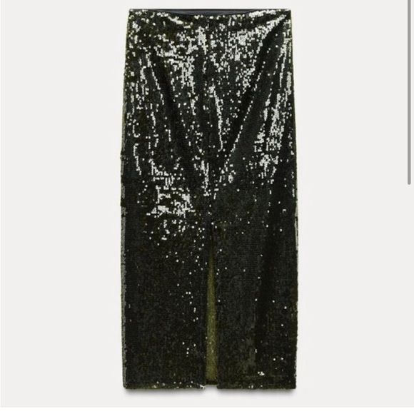 NWT ZARA 🎄Holiday SEQUIN MIDI SKIRT XS
🚨 FINAL PRICE NO OFFER ACCEPT - Picture 6 of 16